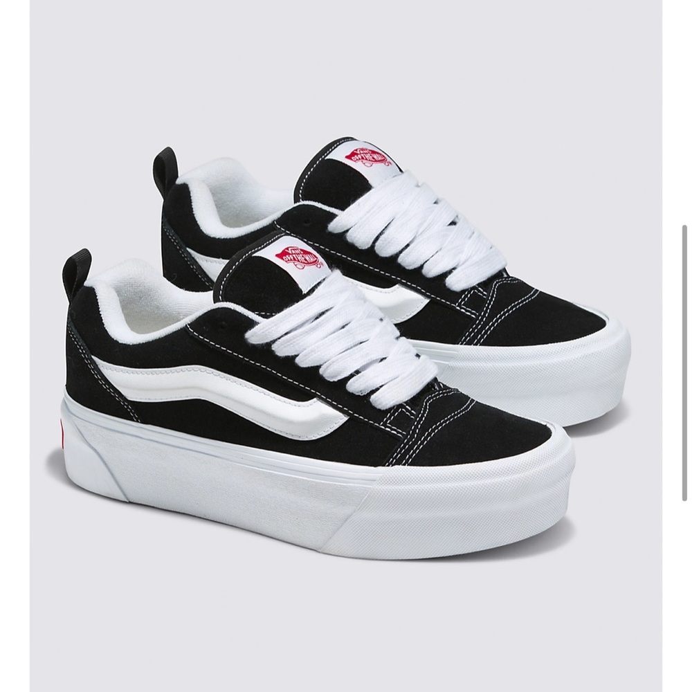 VANS KNU SKOOL STACKED PLATFORM- W 10 - HARD TO FIND NEW -